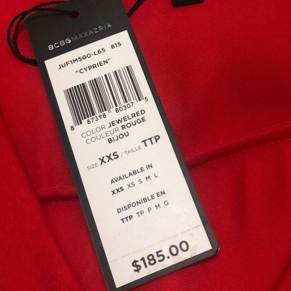 *BRAND NEW* BCBGMaxAzria (Cyprien) Asymmetrical Sleeveless Top - Size XXS - Picture 7 of 9